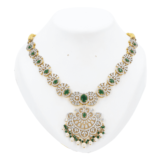 Gold Majestic Pearl Necklace Set