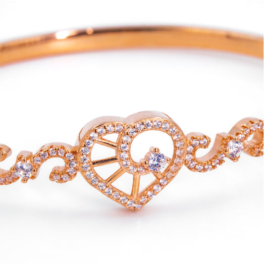 Rose Gold Lovestruck Link Cuff/Kada