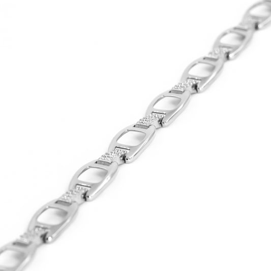 Silver Classy Cuban Bracelet