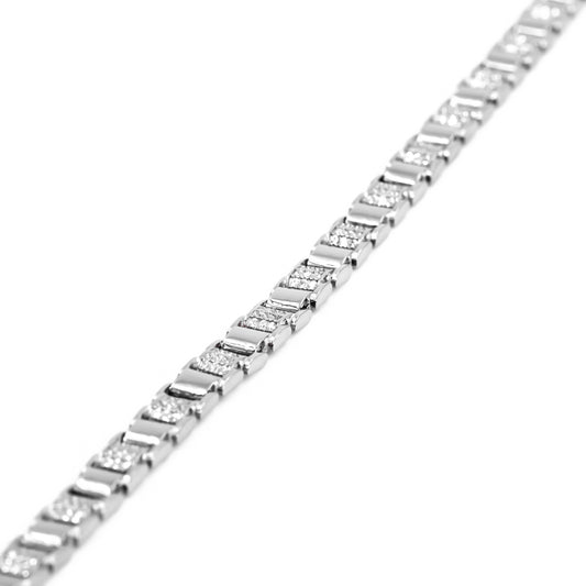 Silver Sleek Presidential Bracelet