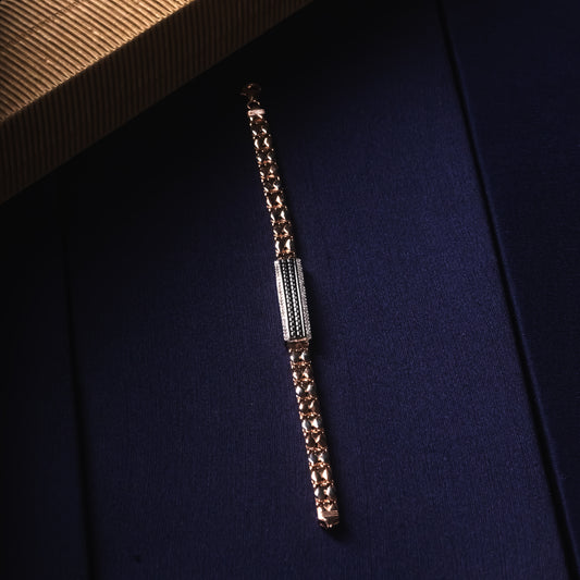 Rose Gold Statement Bracelet