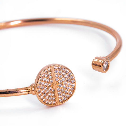 Rose Gold Eternal Elegance Cuff/Kada