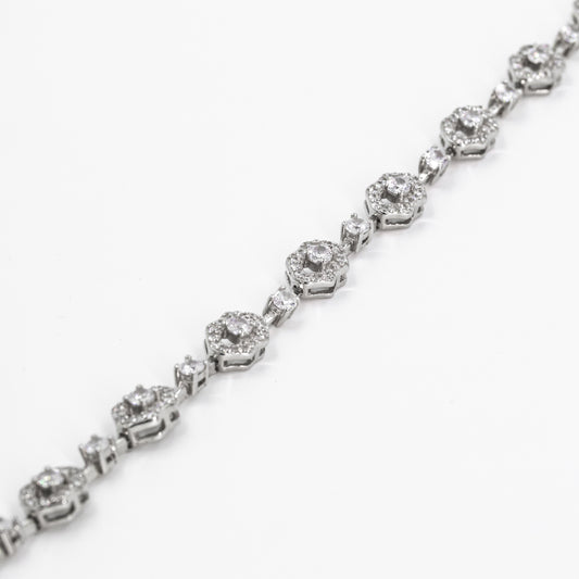 Silver Embellished Bracelet