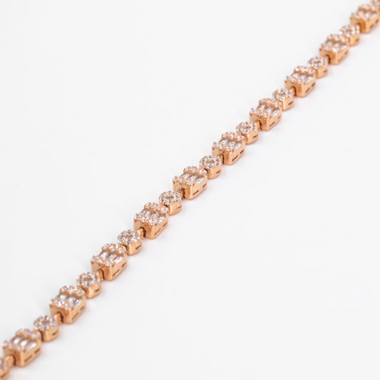 Silver Squared Simplicity Bracelet