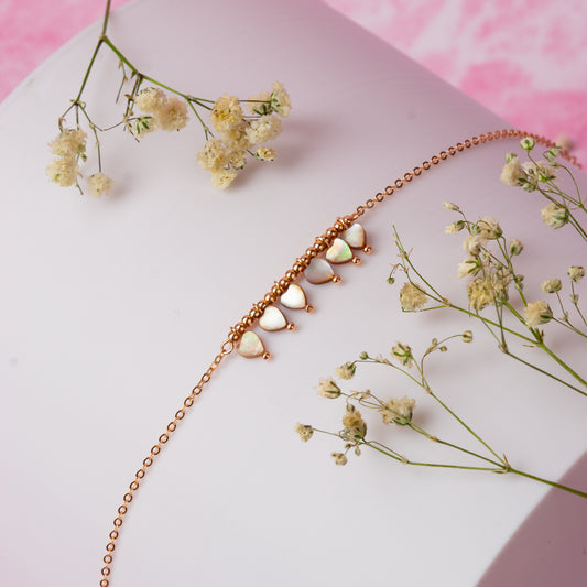 Rose Gold Charm Elegance Bracelet