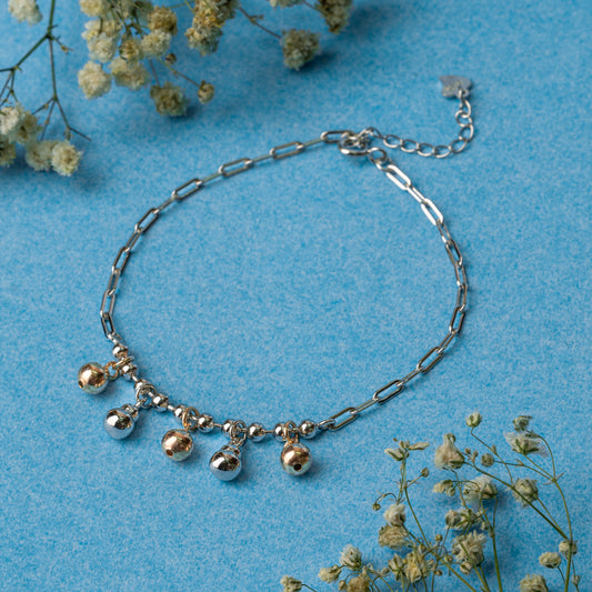 Rose Gold Two Tone Delight Bracelet