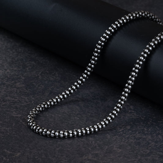 Silver Vintage Popcorn Chain