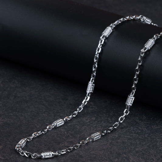 Silver Minimalist Streamline Chain