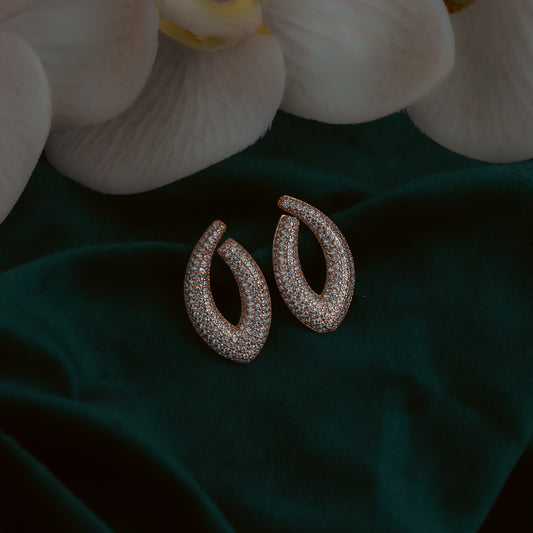 Rose Gold Effortless Elegance Earrings