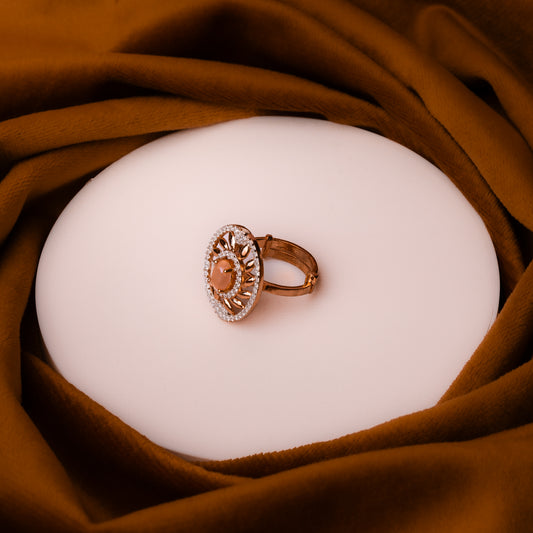 Rose Gold Gentle Blush Ring