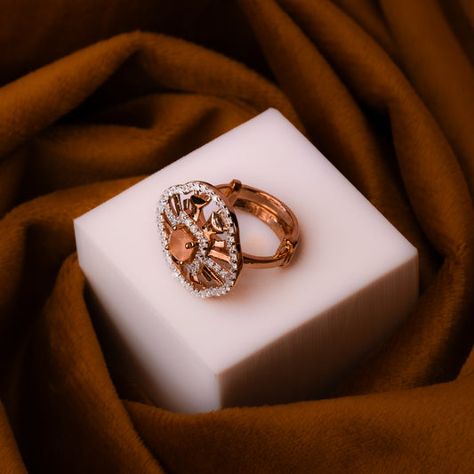Rose Gold Soft Rosy Gem Ring