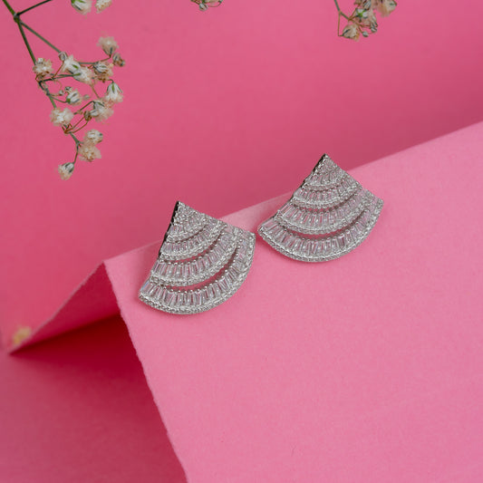 Silver Regal Layer Earrings