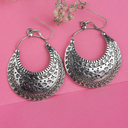 Silver Rustic Elegance Earrings