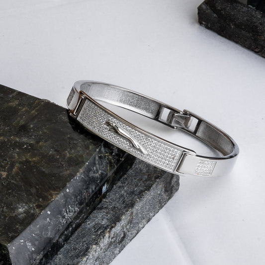 Silver Jaguar Cuff/Kada