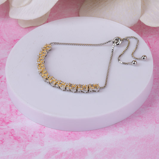 Two Tone Classic Gold Radiance Bracelet