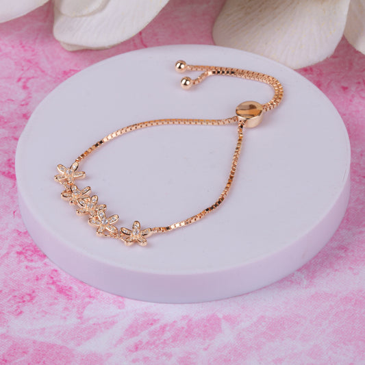 Rose Gold Daisy Bracelet