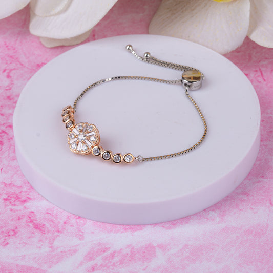 Two Tone Blossom Beauty Bracelet