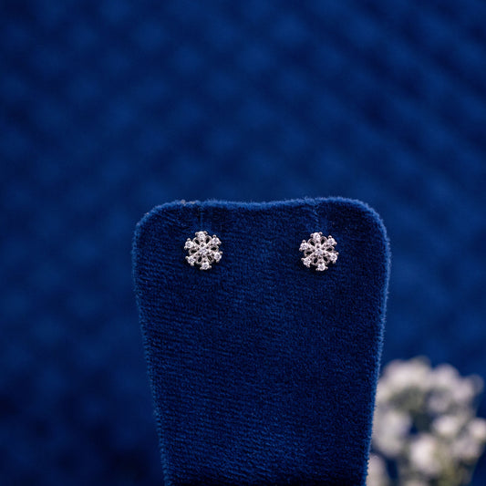 Silver Luna Dots Earrings