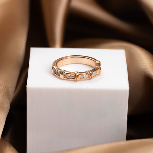 Rose Gold Subtle Gleam Ring
