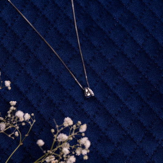 Silver Bare Minimal Chain Pendant