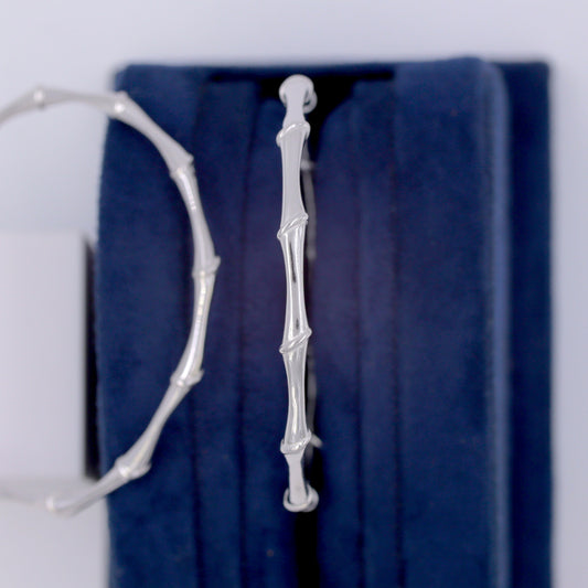 Silver Zen Loop Bangle