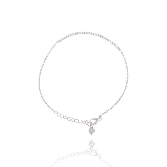 Silver Soft Tennis Bracelet
