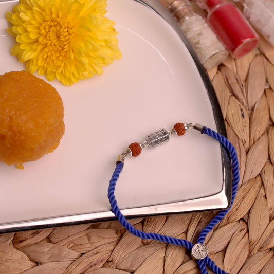 Rudra Veer Silver Rakhi