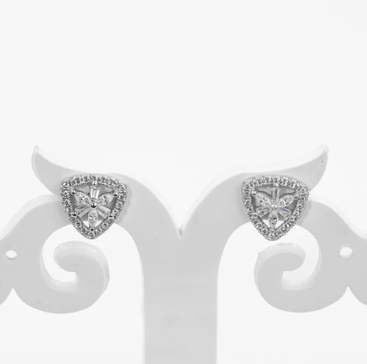 Silver Twinkle Studs Earrings