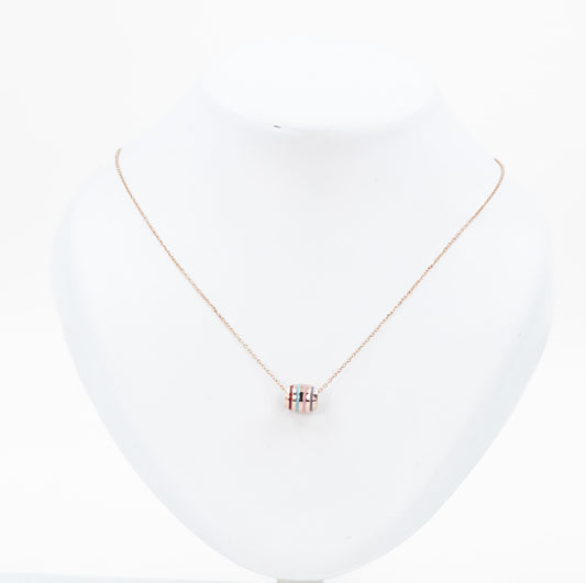 Rosegold Rosé Tumbler Chain Pendant