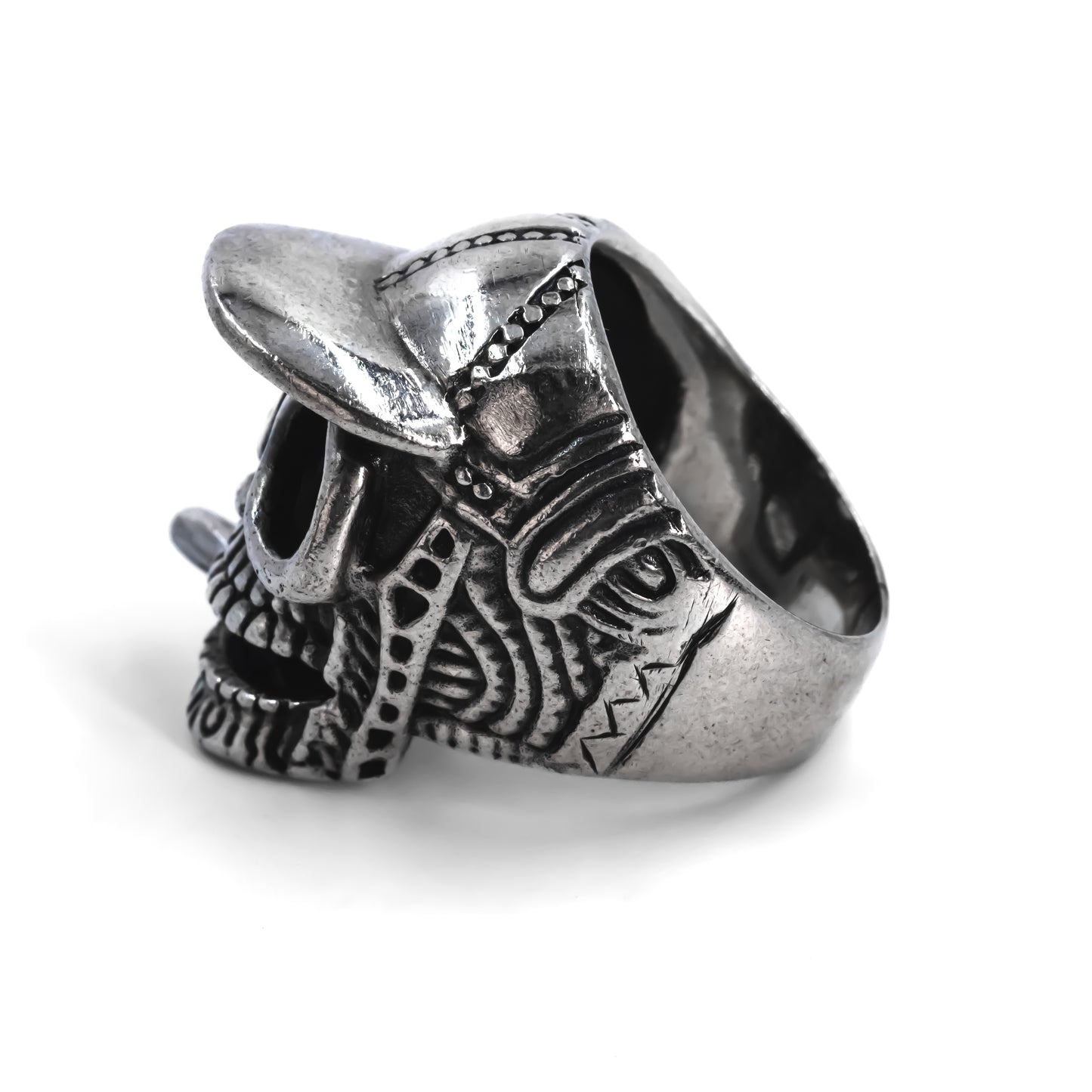 Vintage Rebel Skull Ring