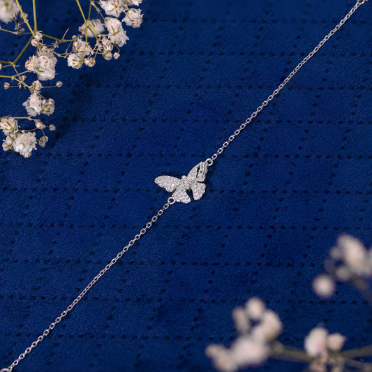 Silver Seraphina Wings Jewellery Set