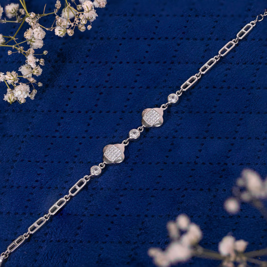 Silver Halo Shine Bracelet