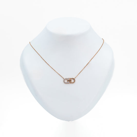 Rosegold Dual Spark Chain Pendant