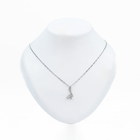 Silver Dew Drop Chain Pendant