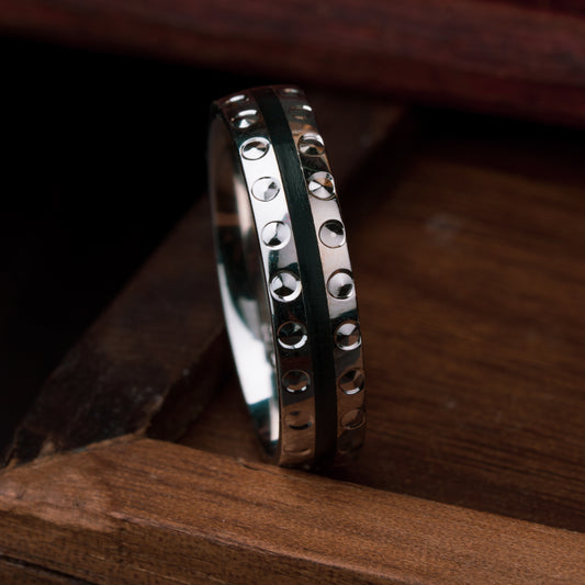 Silver Polished Loop Ring