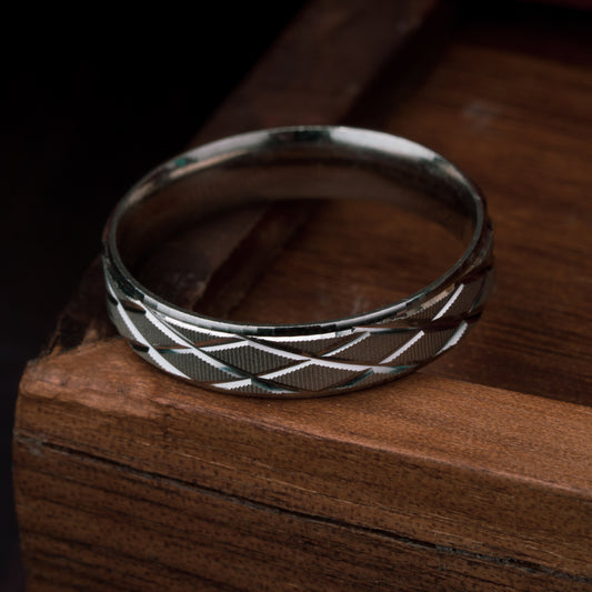 Silver Classic Band Ring