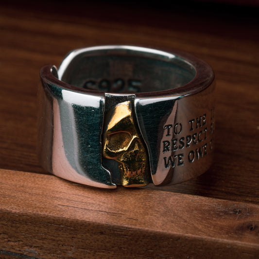 Silver Engraved Ring