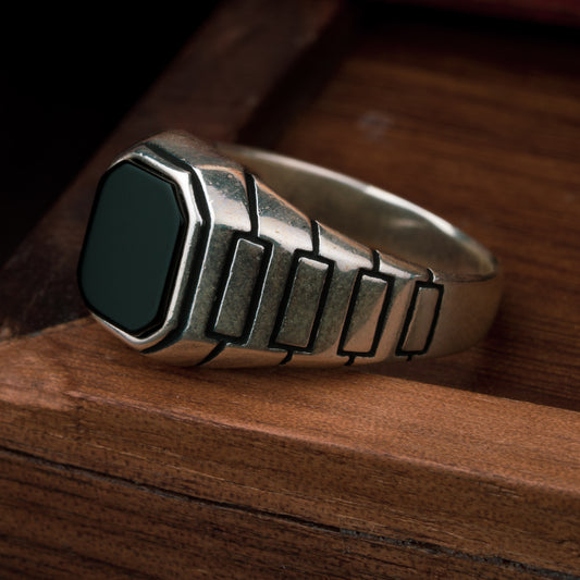 Vintage Midnight Gemstone Ring