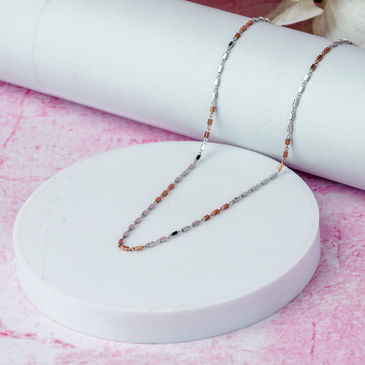 Two Tone Cubicle Linked Chain