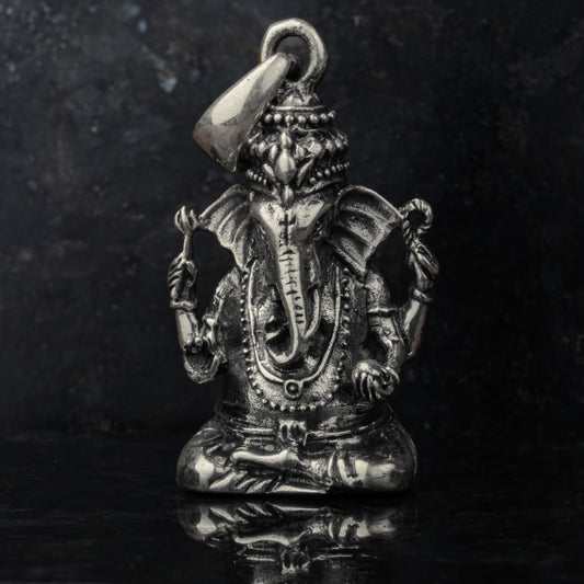 Silver Ganesha Pendant