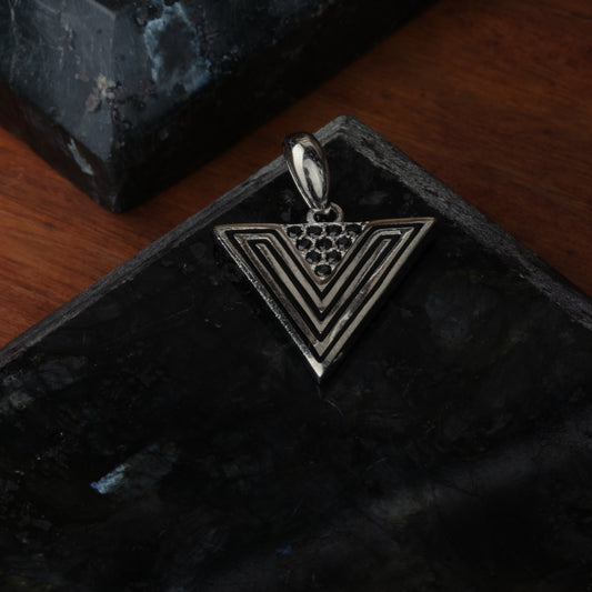 Silver Triangle Essence Pendant