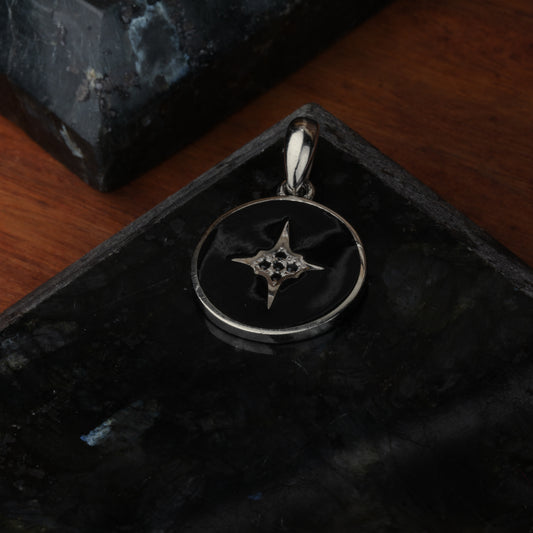 Silver Stellar Shield Pendant