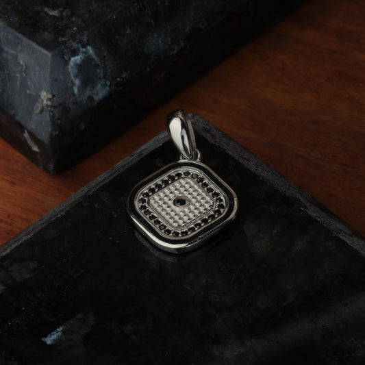 Silver Geometric Essence Pendant