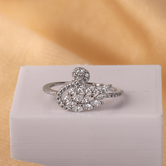 Silver Swan's Graceful Gleam