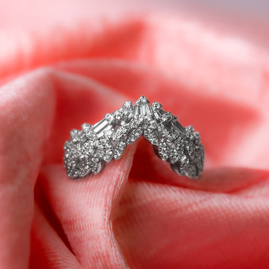 Silver Polished Brilliance Ring