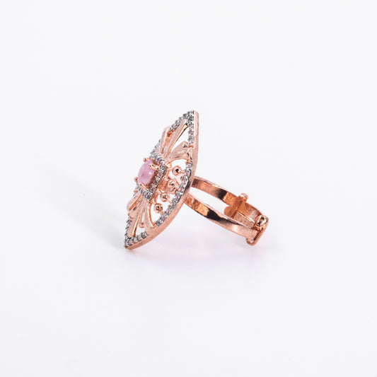 Rose Gold Soft Pink Ring