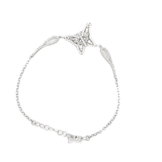 Silver Butterfly Bliss Bracelet