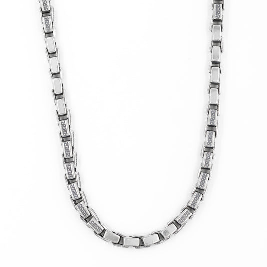 Vintage Onyx Grid Chain