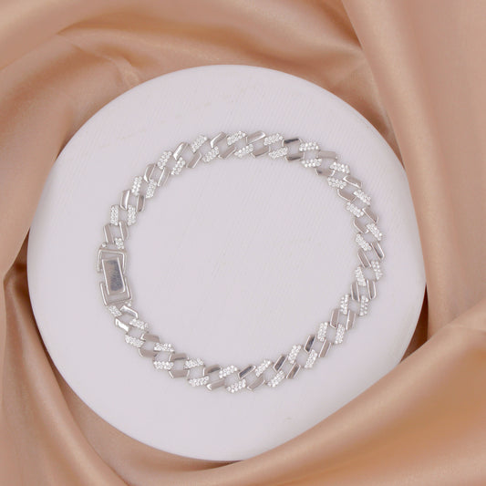 Silver CubaLuxe Bracelet