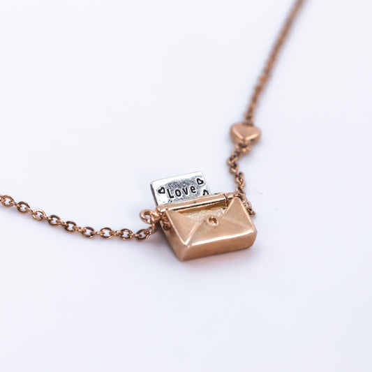 SOLD Rose Gold Love's Keepsake Chain Pendant